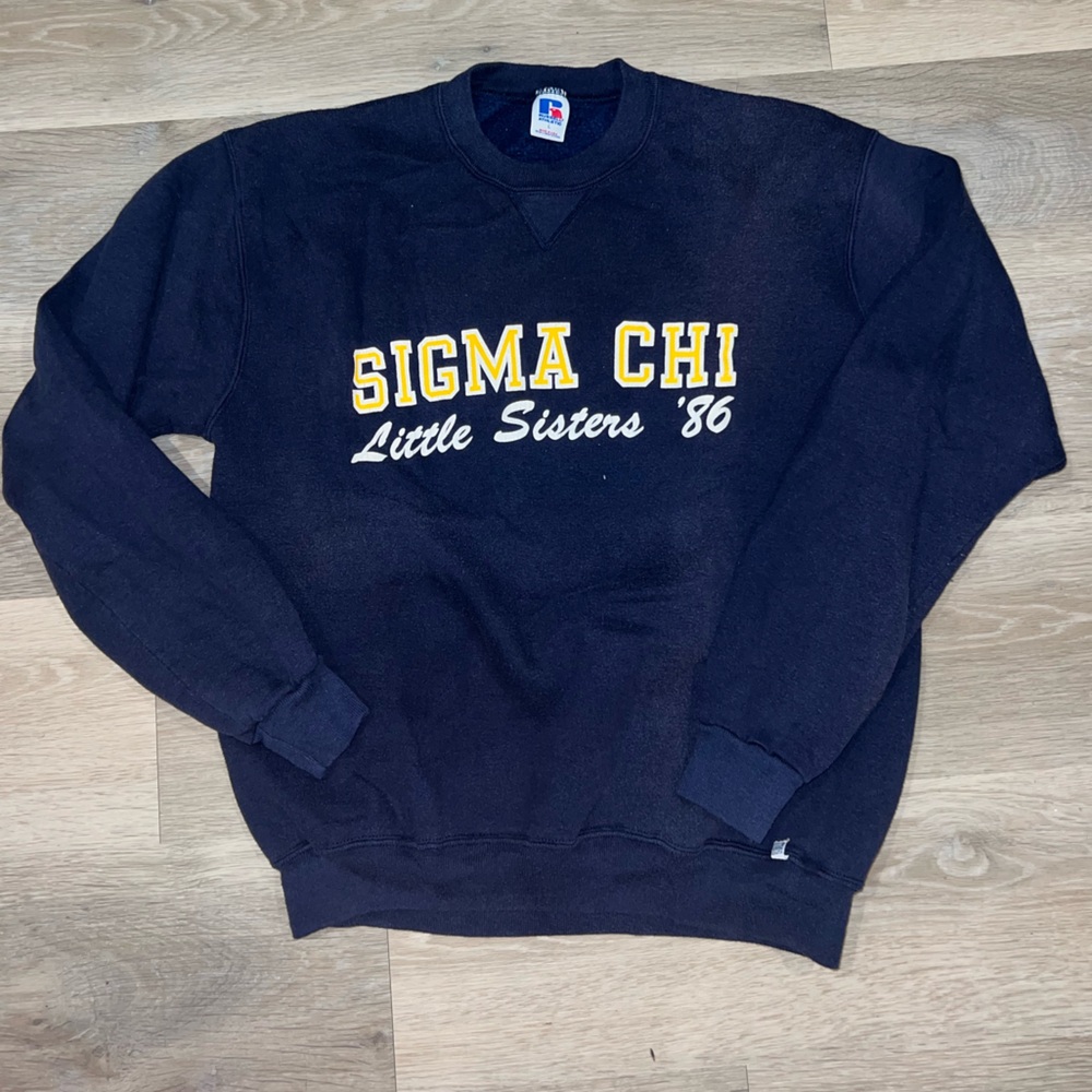 Vintage Sigma Chi Sorority 1986 Sweatshirt